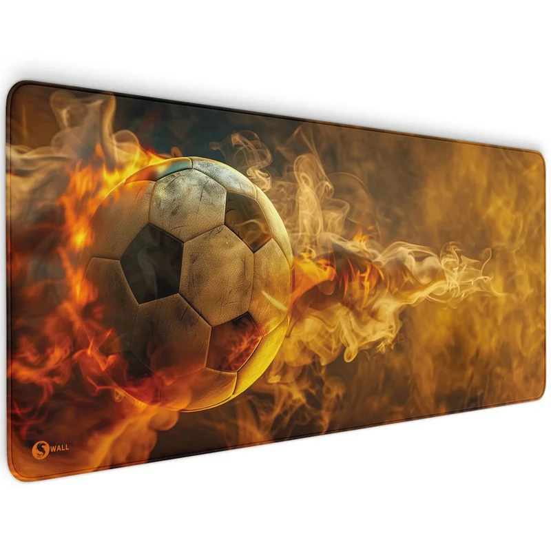 Gaming Mauspad XXL Fussball Hot 90x40 | 80x30 | 45x40 cm PREMIUM-DICKE 4 MM