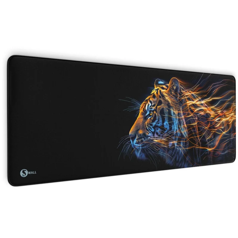 Gaming Mauspad XXL Tiger Data 90x40 | 80x30 | 45x40 cm 4mm Premiumdicke