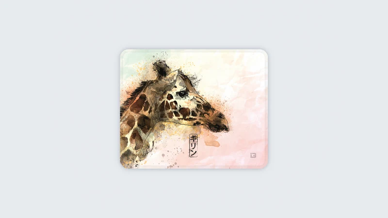 Aquarell-Giraffe