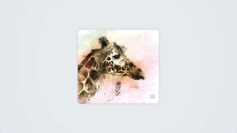 Aquarell-Giraffe