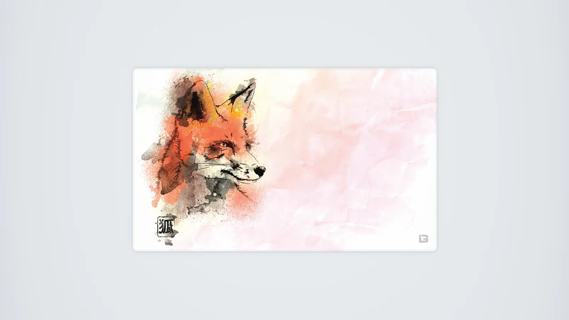 Aquarellfuchs
