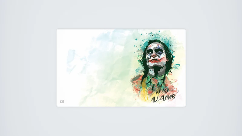 Aquarell-Clown