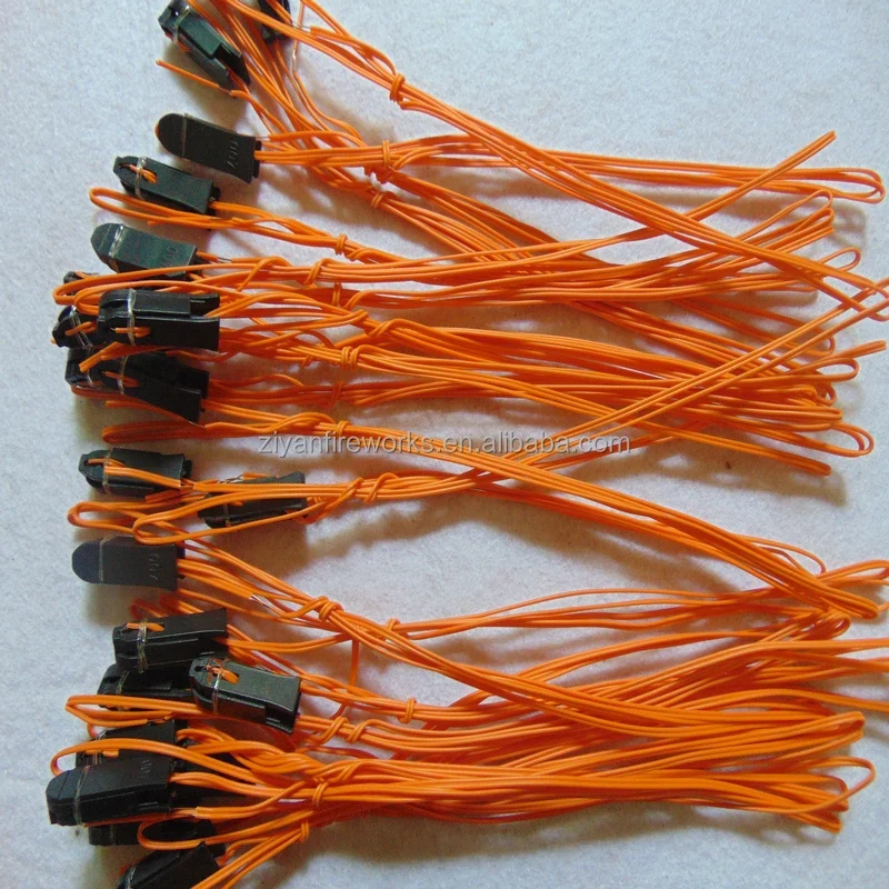 1m 100pcs Line 100cm Safety Talon Igniter Fireworks Electric Match Cake Firecrackers Parties New Year Christmas Powder Chemical