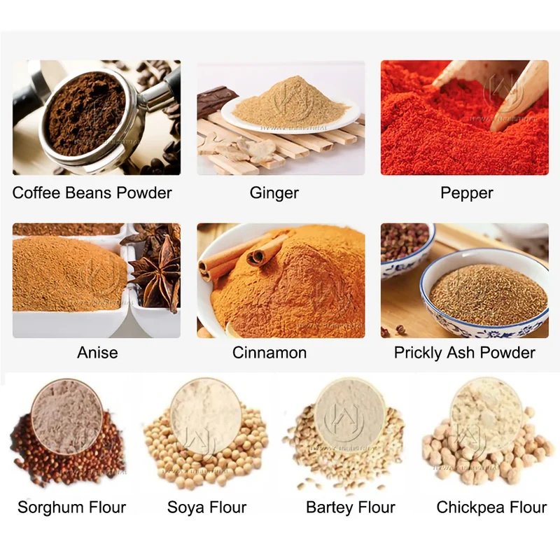 HY 40/60KG/100KG Home Commercial Espresso Wheat Maize Flour Mill Spices Electric Powder Grinder Coffee Grinder Machine