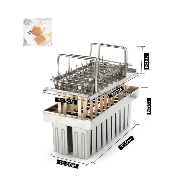 Stainless Steel Popsicle Mould 30/40pcs/time Commercial Factory Price Ice Cream Sticker