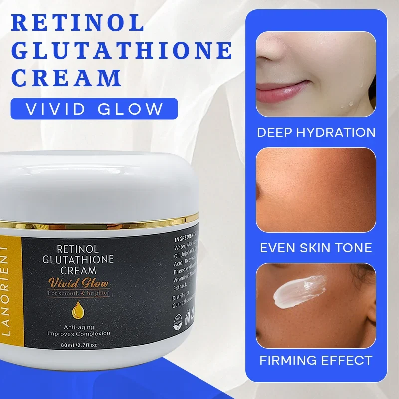OEM Wholesale Korean Luxury Skincare Products Organic Retinol Skin-Nourishing Dark Spot Correction Glutathione Cream