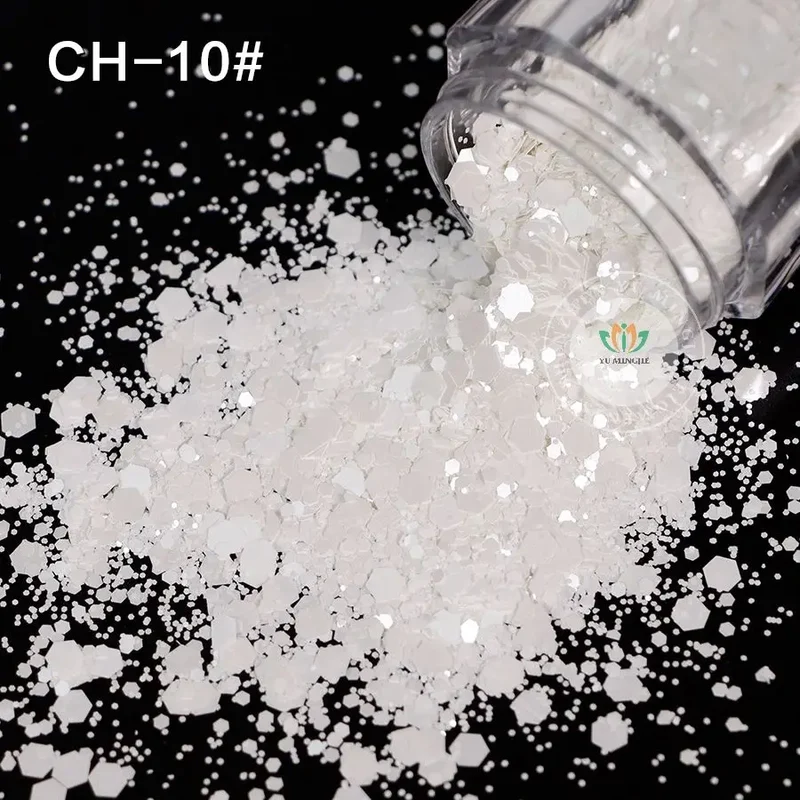 Factory Matt Macaron Colors Nail Sequins Solvent Resistant Non-Toxic Chunky Glitter Bulk Tumbler Snow Globe Epoxy Resin Festival