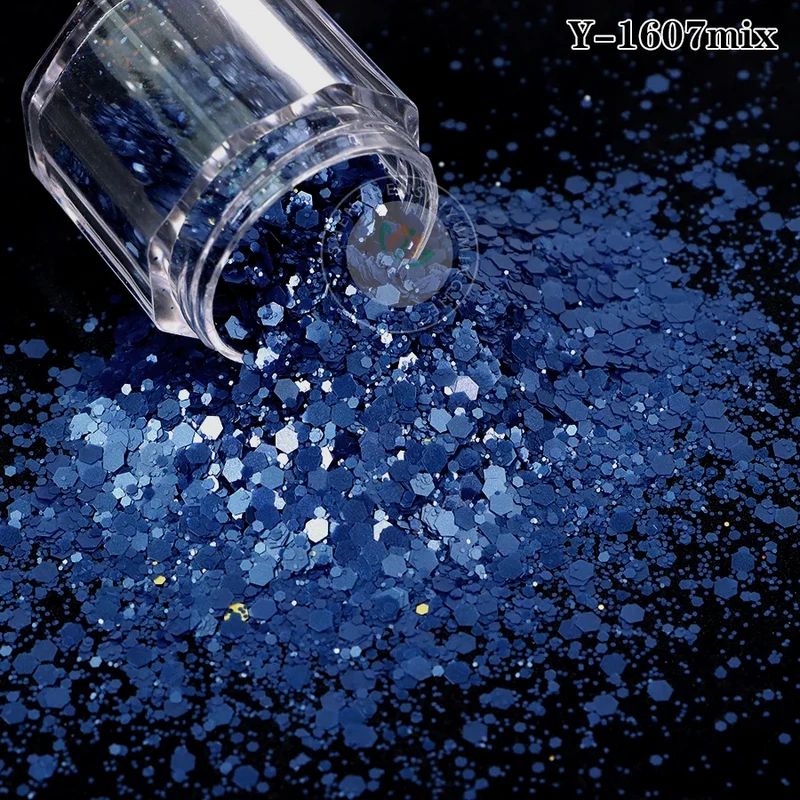 Factory Matt Macaron Colors Nail Sequins Solvent Resistant Non-Toxic Chunky Glitter Bulk Tumbler Snow Globe Epoxy Resin Festival