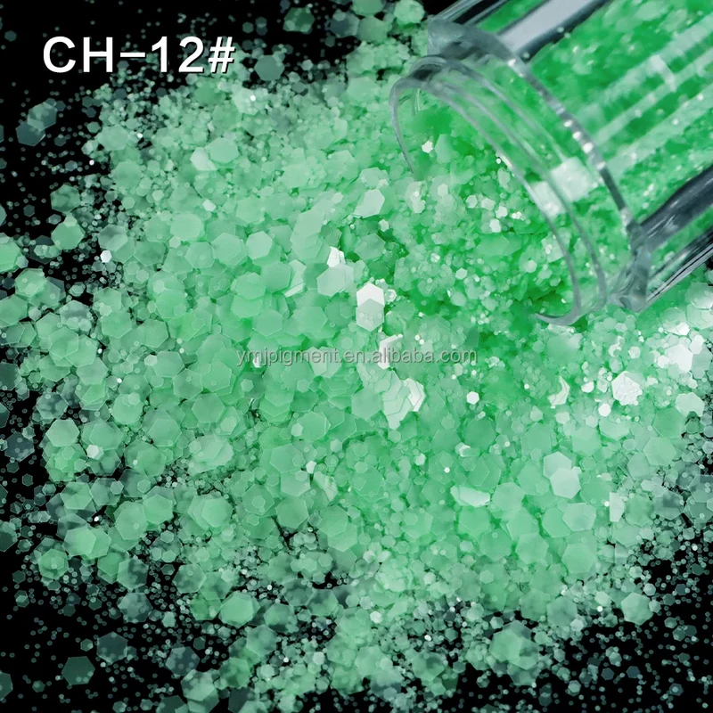 Factory Matt Macaron Colors Nail Sequins Solvent Resistant Non-Toxic Chunky Glitter Bulk Tumbler Snow Globe Epoxy Resin Festival