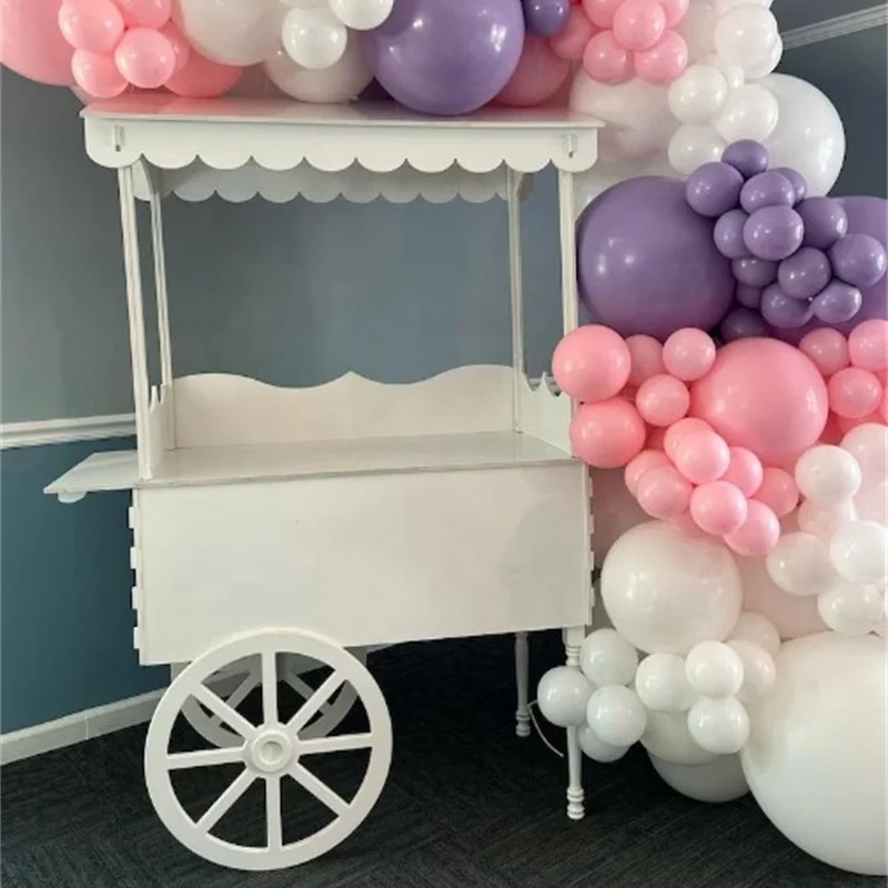 Wholesale Advertising Candy Retail Rack Rotating Cake Display Box Cart clear Acrylic Equipments Stand Acrylic Candy Box