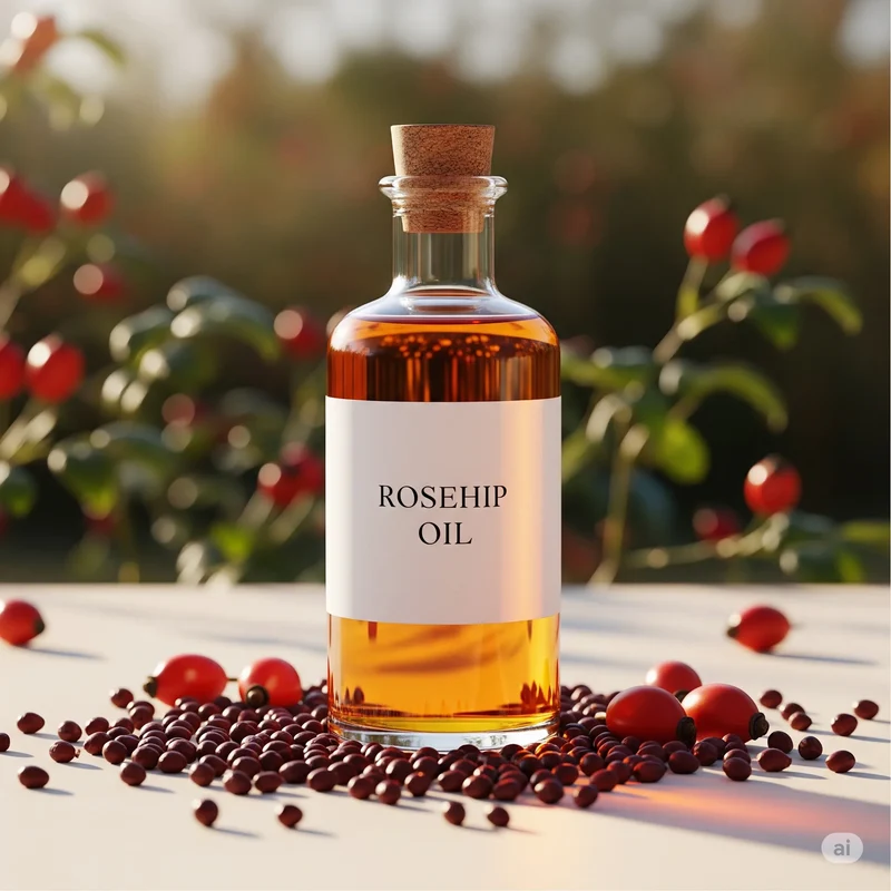 100% Pure Rosehip Seed Oil Cold Pressed Natural Skin Care Carrier Oil For Face Hair Body Wholesale Bulk Supply