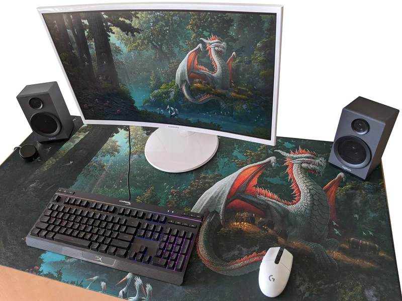 Beautiful Serpent In The Woods Mouse Pad