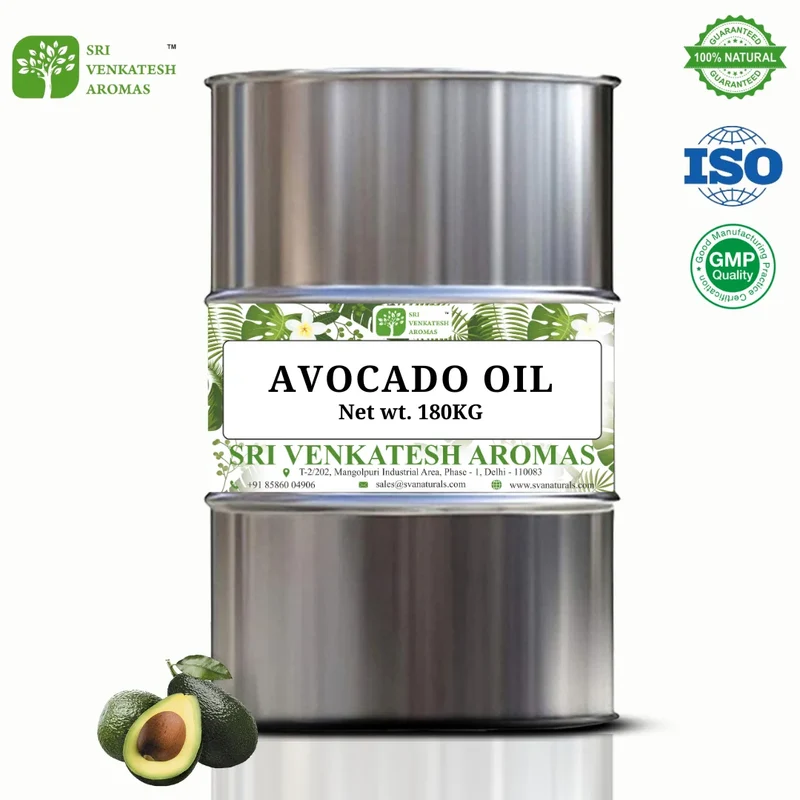 Wholesale Cold-Pressed Avocado Oil 100% Natural Plant-Based Extract Direct from Manufacturers India | 5 kg Pack