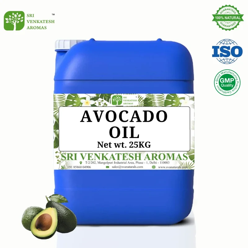 Wholesale Cold-Pressed Avocado Oil 100% Natural Plant-Based Extract Direct from Manufacturers India | 5 kg Pack