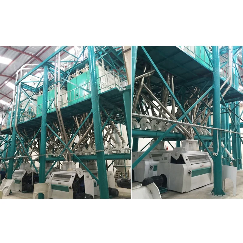 Corn Flour Mill High Quality Maize Flour Milling Machine to Make Super White Maize