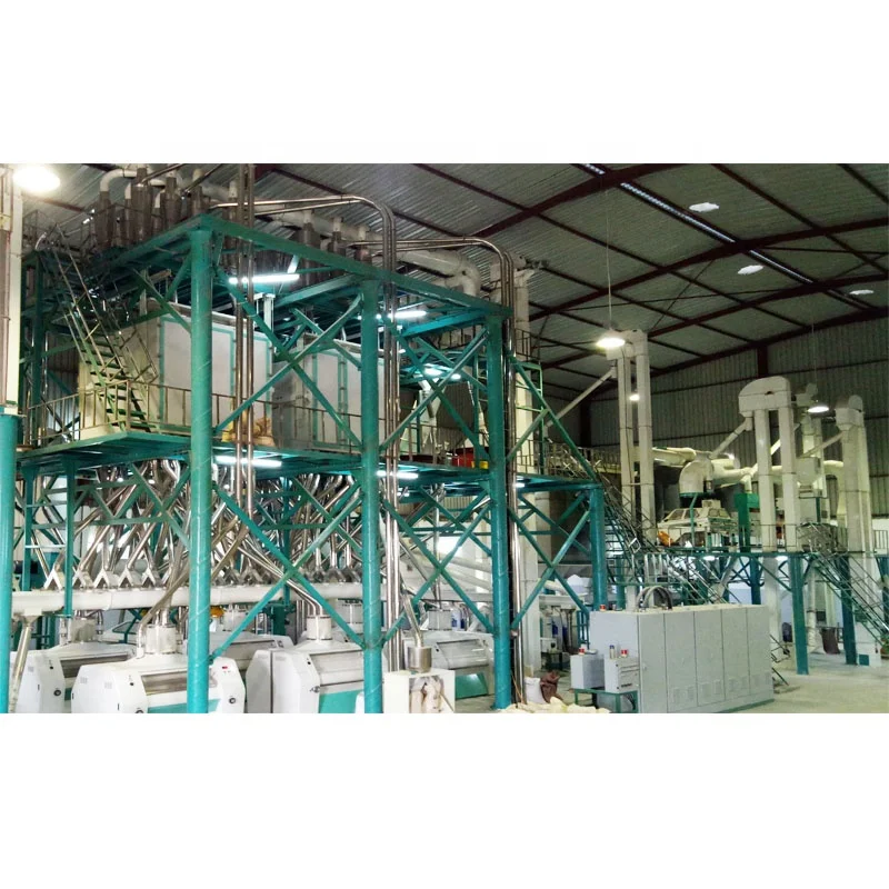 Corn Flour Mill High Quality Maize Flour Milling Machine to Make Super White Maize