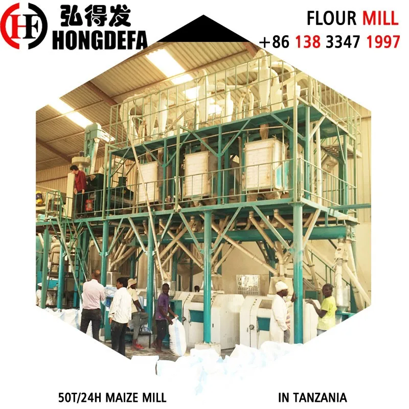 Corn Flour Mill High Quality Maize Flour Milling Machine to Make Super White Maize