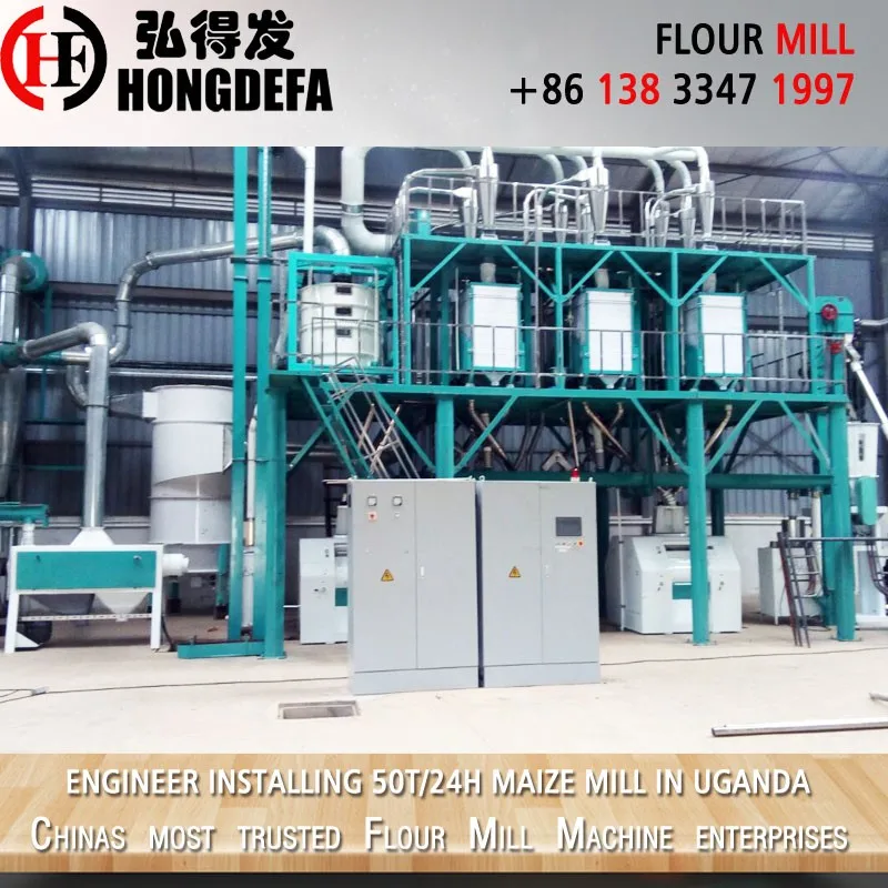 Corn Flour Mill High Quality Maize Flour Milling Machine to Make Super White Maize