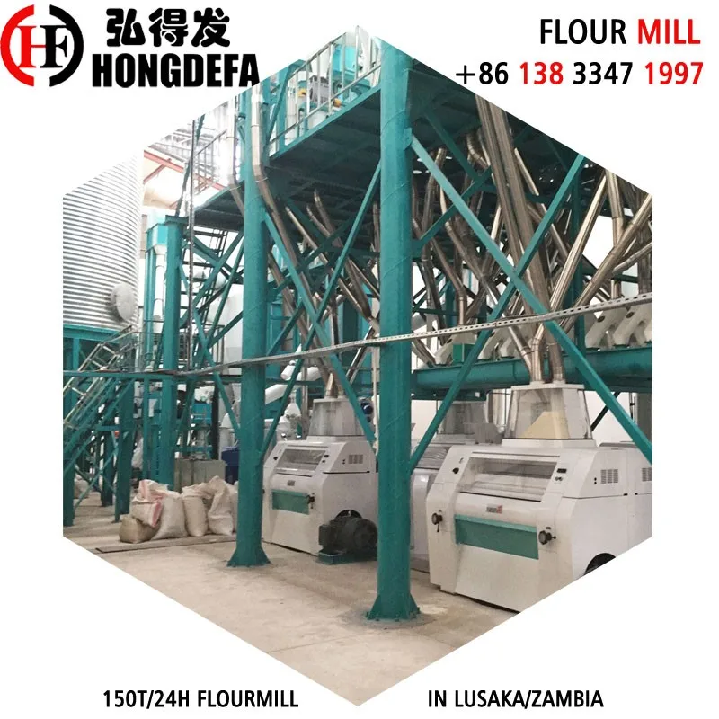 Corn Flour Mill High Quality Maize Flour Milling Machine to Make Super White Maize