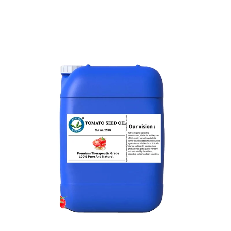 Mild Characteristic Herbal Aroma 1 KG Tomato Seed Carrier Oil - For Skincare & Haircare Formulations - OBM B2B Bulk Manufacturer
