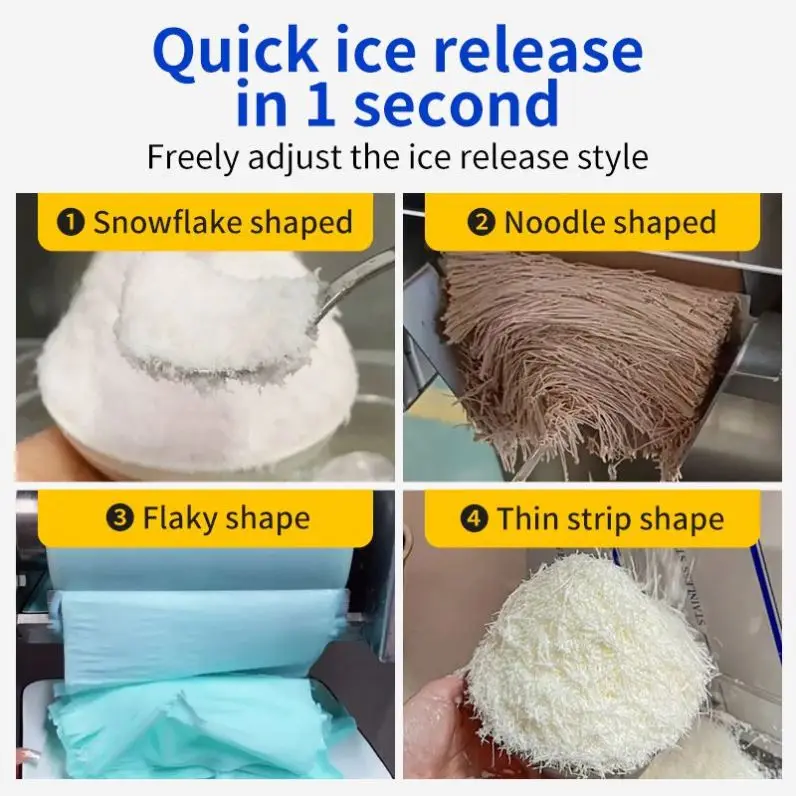LB0618 Snowmaker Ice Machine Tabletop Ice Cream Maker Snowmaker Ice Machine
