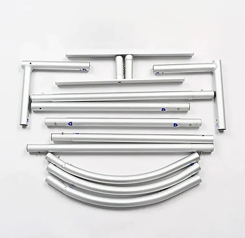 Hot Selling 3-Piece Aluminum Chiara Arch Backdrop Stand - Professional Triple Arch Set for Wedding and Party Decoration