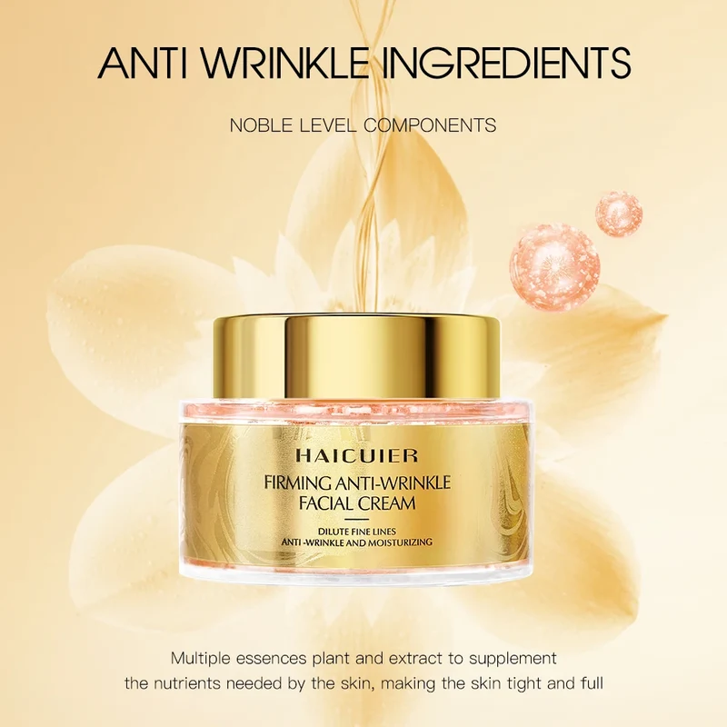 Private Label Natual Face Care Beauty Products 50g Firming Anti Wrinkle Best Face Cream & Lotion Face Care for Fair Skin