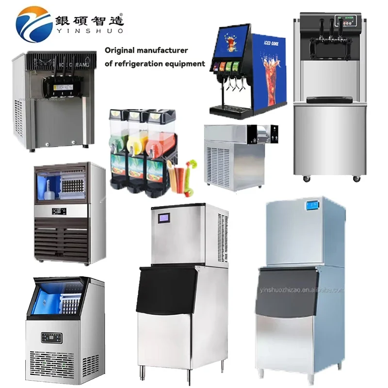 3 Flavors Ice Cream Maker 28-36L/H Fully Automatic Soft Ice Cream Machine with Two Compressor Precooling and Hopper Mixer