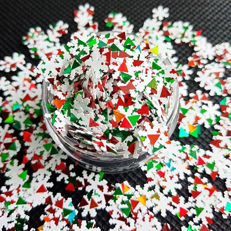 2 oz Hexagon Large Chunky Glitter Set Snowball Cosmetics Make up Nail Crafts Shaker Bottle Free Shipping US Stock