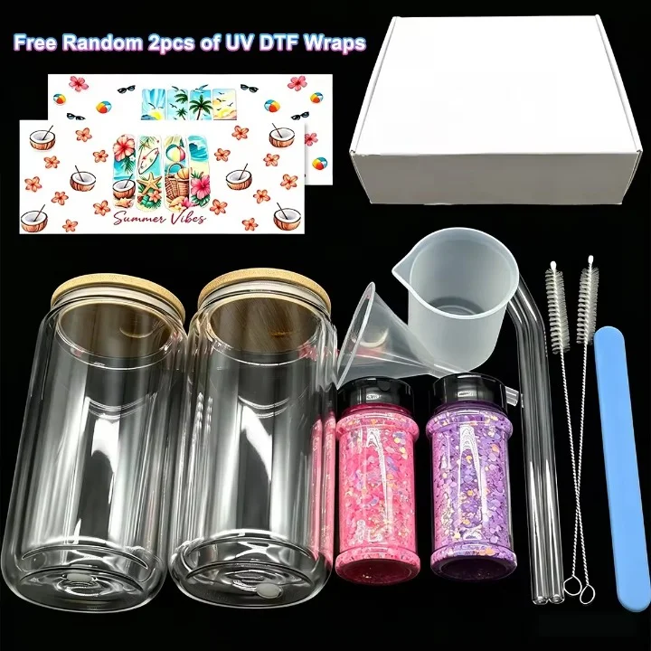 2 oz Hexagon Large Chunky Glitter Set Snowball Cosmetics Make up Nail Crafts Shaker Bottle Free Shipping US Stock