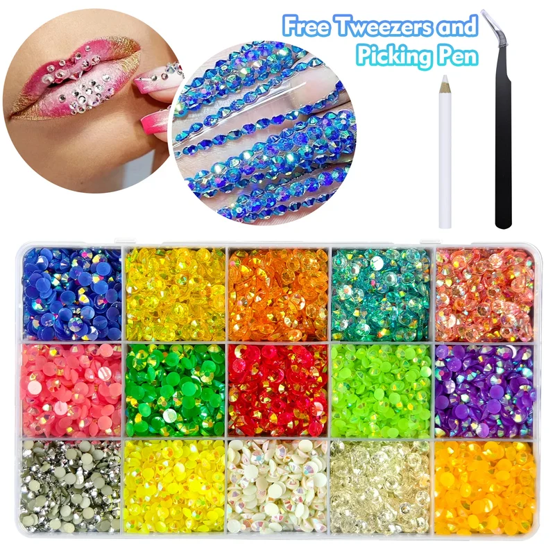 2 oz Hexagon Large Chunky Glitter Set Snowball Cosmetics Make up Nail Crafts Shaker Bottle Free Shipping US Stock