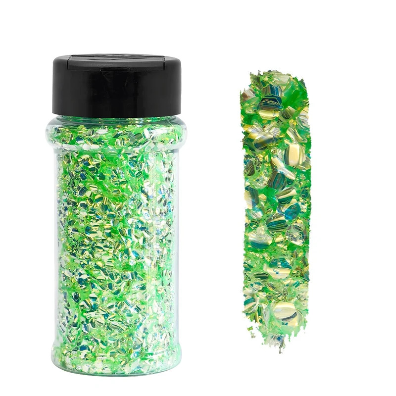 US Warehouse Eco-Friendly High Sparkly Spring Mix Glitter Set 12 Colors 2oz Free Shipping for DIY Resin Crafts