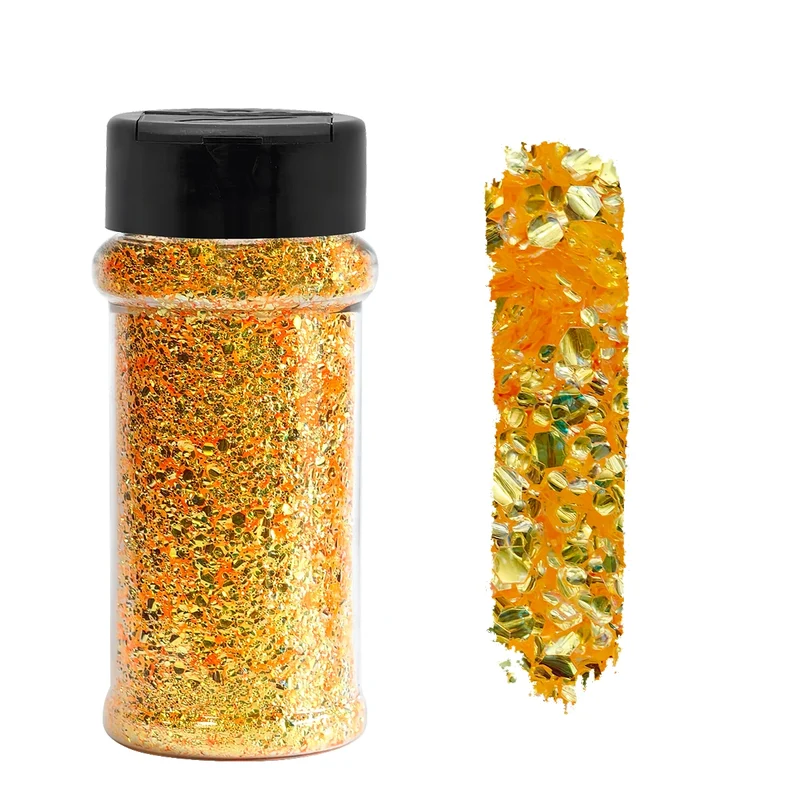 US Warehouse Eco-Friendly High Sparkly Spring Mix Glitter Set 12 Colors 2oz Free Shipping for DIY Resin Crafts