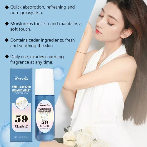 Roxelis Natural Light Fragrant Orchid Body Fragrance Fresh And