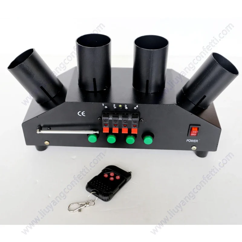 Pyro Receiver Cold Firework Firing System Stage Indoor Wedding Fountain Spark 4 Channel Cue Wireless Machine Remote Control