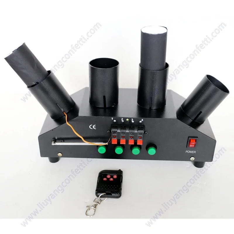 Pyro Receiver Cold Firework Firing System Stage Indoor Wedding Fountain Spark 4 Channel Cue Wireless Machine Remote Control