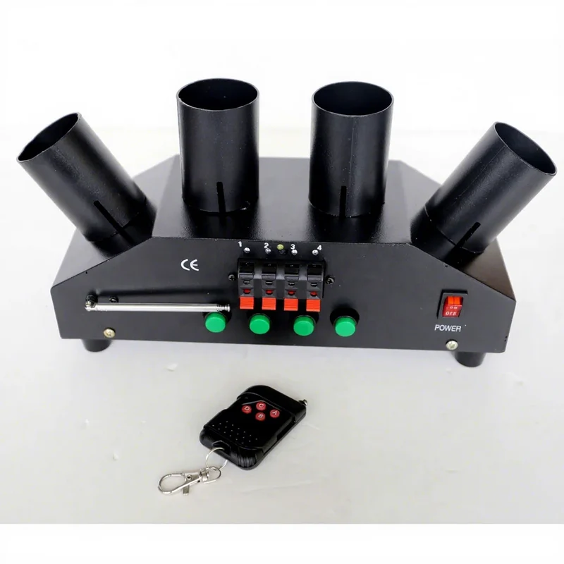 Pyro Receiver Cold Firework Firing System Stage Indoor Wedding Fountain Spark 4 Channel Cue Wireless Machine Remote Control