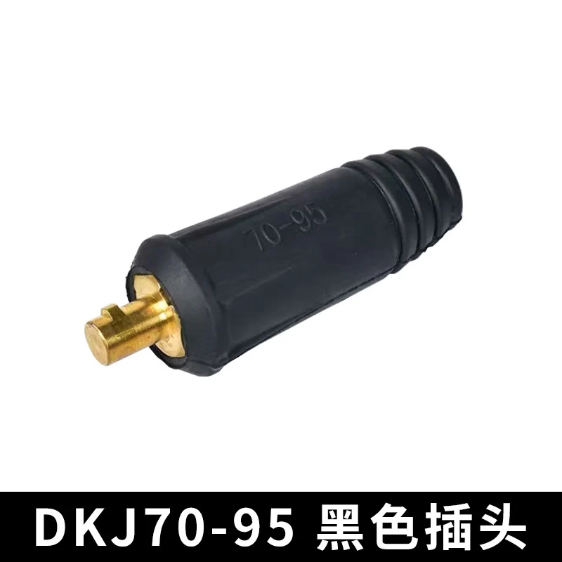 Welding Machine Quick Connector Dkj25-35-50-70 Square All-Copper European Quick-Plug Welding Head Cable Connector