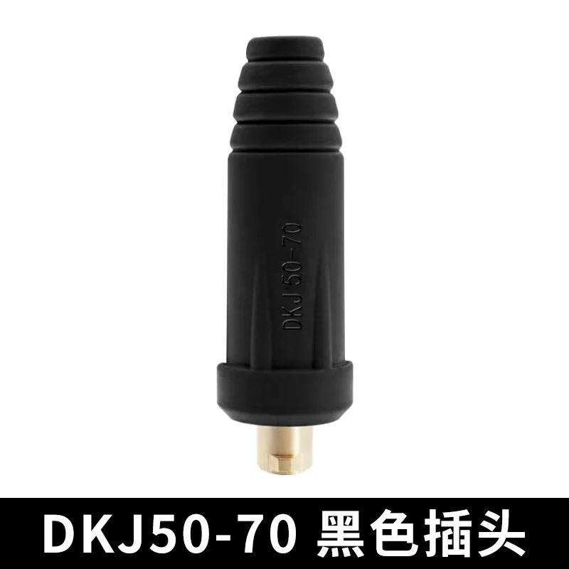 Welding Machine Quick Connector Dkj25-35-50-70 Square All-Copper European Quick-Plug Welding Head Cable Connector