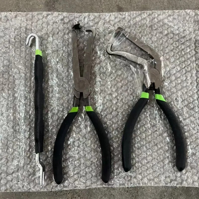 Red and black elbow 60 degree power-off pliers bolt pliers multi-purpose pliers car oil pipe separation harness pliers cross-border pliers