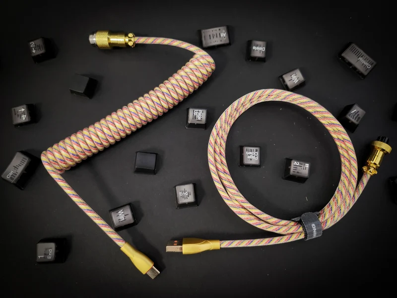 Candy Coiled Fliegerkabel