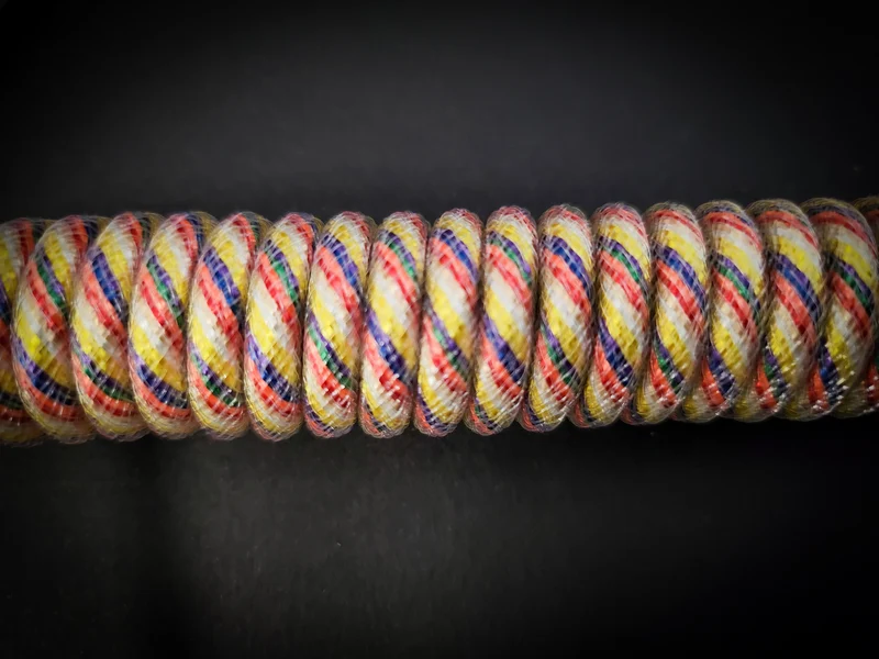 Candy Coiled Fliegerkabel