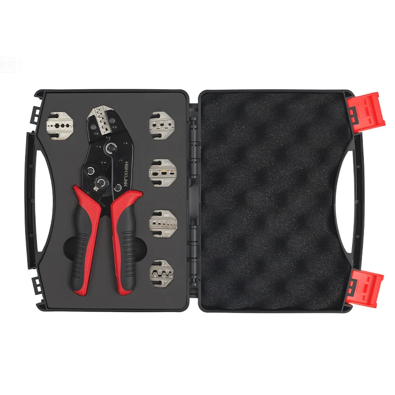 Sn Tube-Type Spring-Loaded Electrical Crimping Pliers for Quick Bare Terminal Connections, Multifunctional Crimping and Cold Pressing