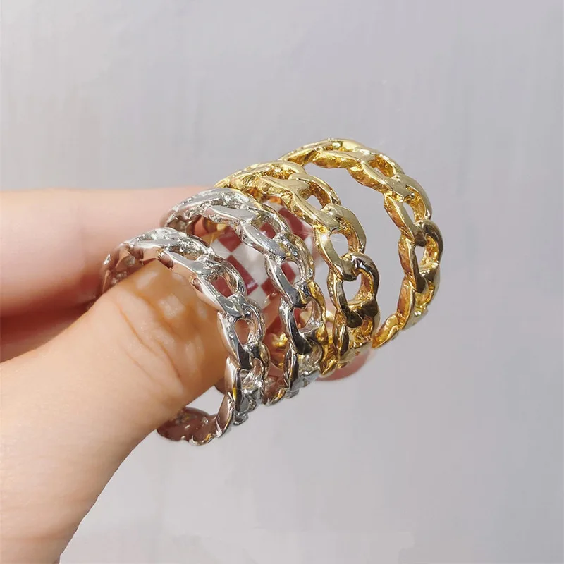 Champagne White Alloy Cocktail Ring Gold Plated Trendy Unisex Fashion Ring Party Daily Wear