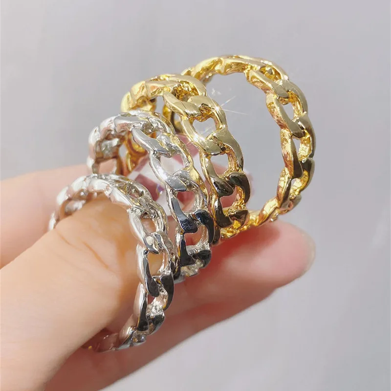 Champagne White Alloy Cocktail Ring Gold Plated Trendy Unisex Fashion Ring Party Daily Wear