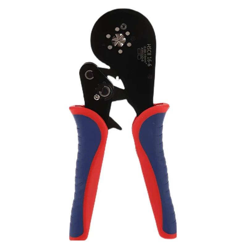 Quadrilateral Pliers Tube Type Pier Crimping Pliers Hsc8 6-4 Pin Type Terminal Crimping Cold-Pressed Terminal Crimping Pliers