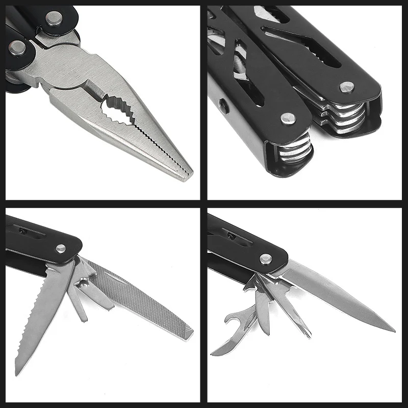 In-Stock Outdoor Multifunctional Pliers Set Portable 9-Inch Wire Cutting Needle-Nose Pliers Tool Portable Household Pliers Dropshipping