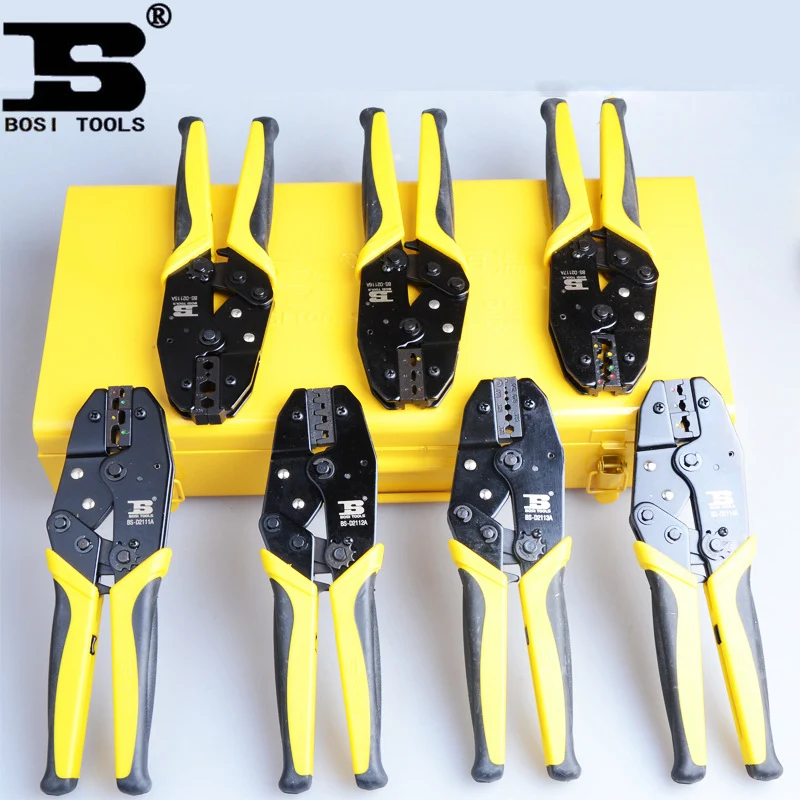 Persian crimping pliers crimping pliers cold pressing pliers wiring terminal pliers squeezing pliers ratchet type insulated terminal spring