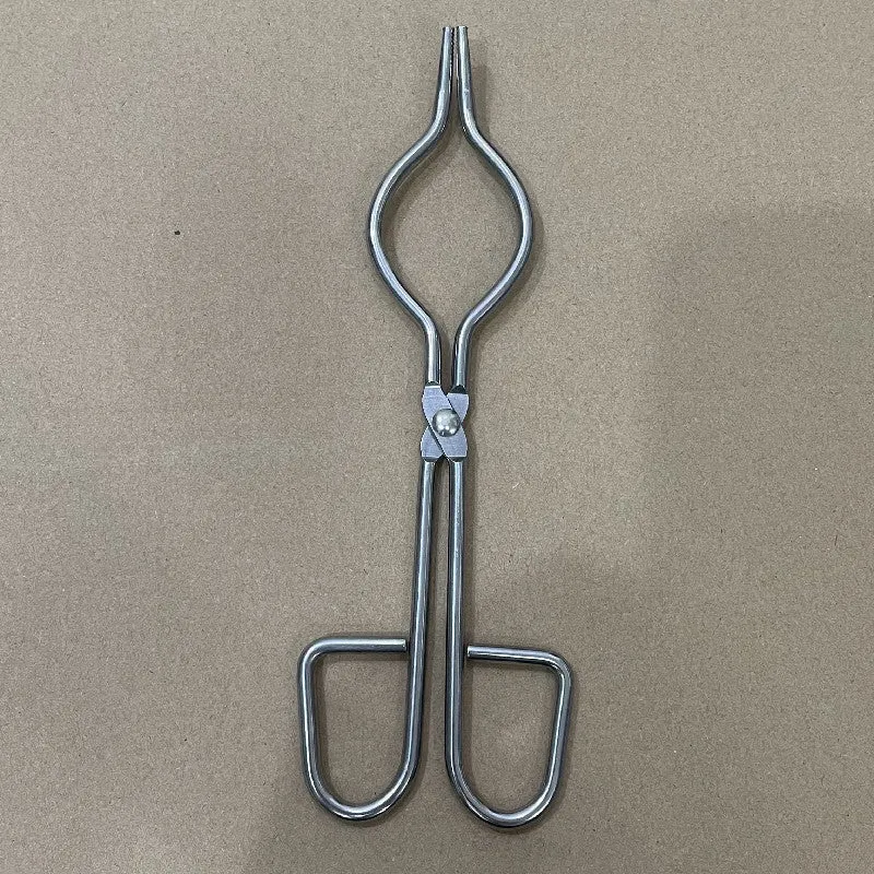 Thickened Stainless Steel Crucible Clamp Laboratory Crucible Jacket Rumi High Temperature Ceramic Clamp Chemical Beaker Clamp Fire Clamp