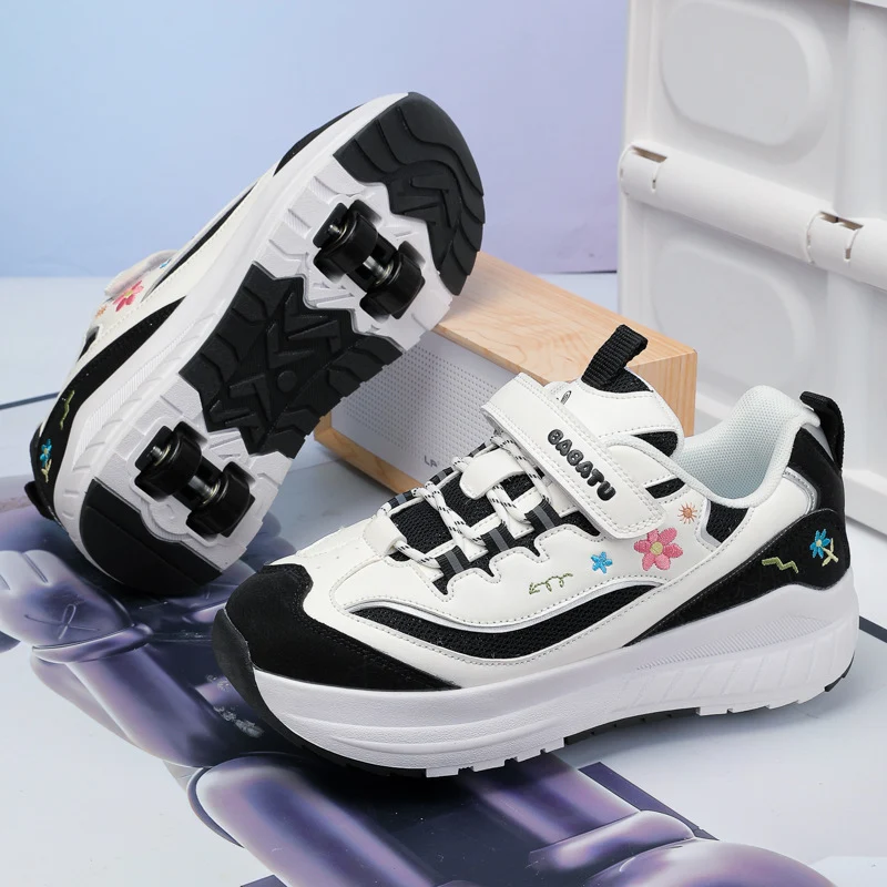 Girls' Roller Skates, Sports Shoes, New Kidsren's Walking Shoes, Medium and Large Kidsren's Dad's Shoes, Girls' Roller Skates, Running Shoes